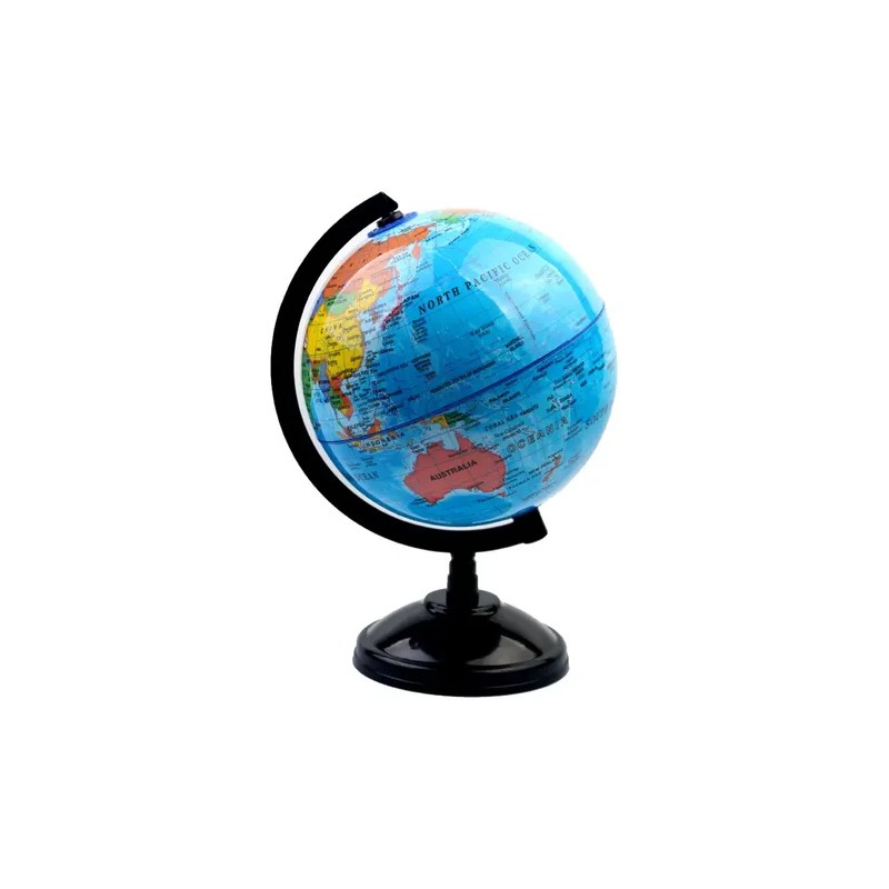 Globo Terráqueo Giratorio Didáctico Español Mapa Mundo 20cm