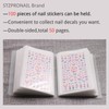 Nail Art Stickers Organizers Storage 100 Slots Empty Nail Decals