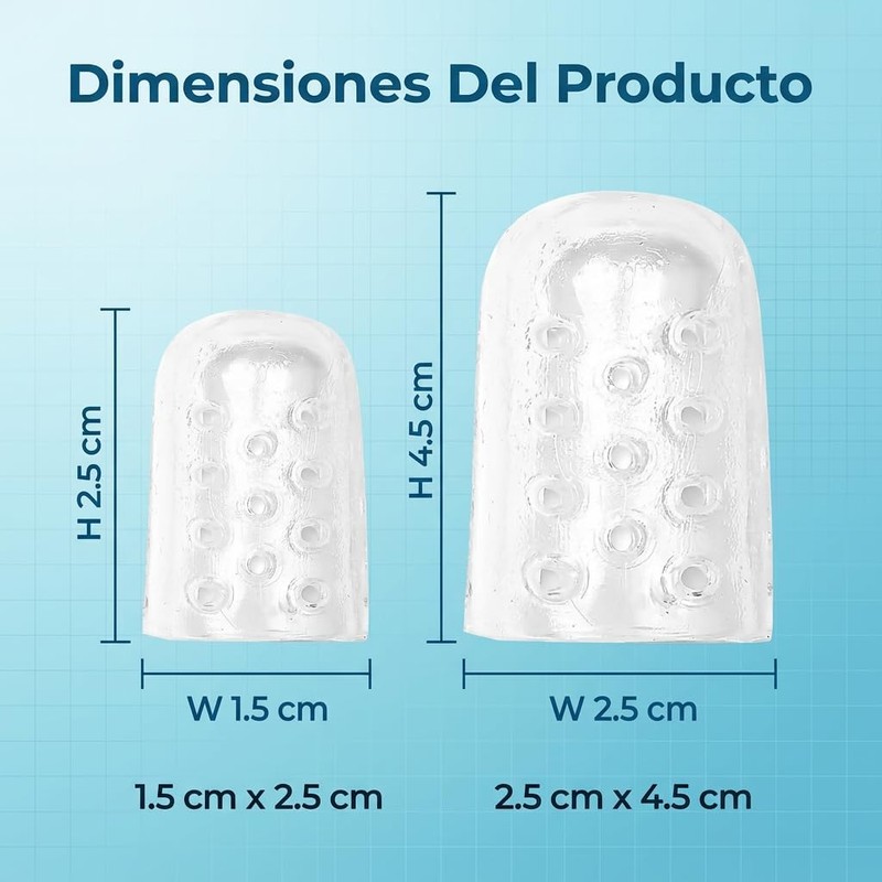 40 Pcs Protector para Dedos de Los Pies, Protector de