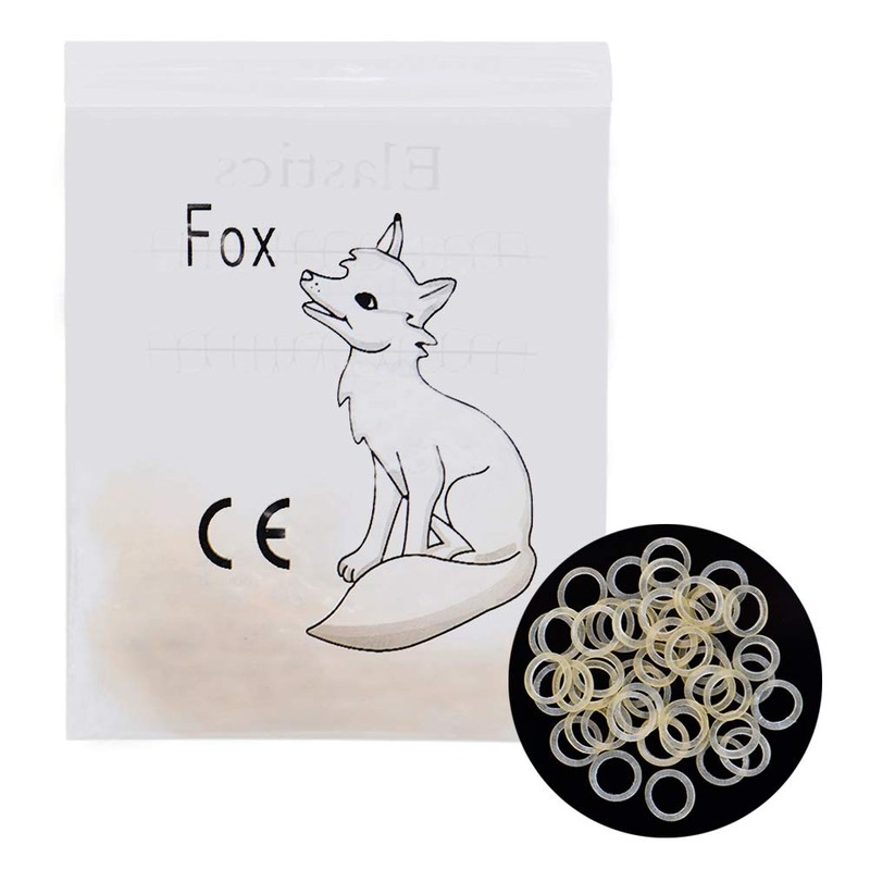 Angzhili 1 Pack(100pcs) Dental Orthodontic Elastic Rubber Bands Disposable Orthodontic