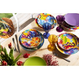 Excelsa Set of 6 Stemware Country Colour Multi-Coloured