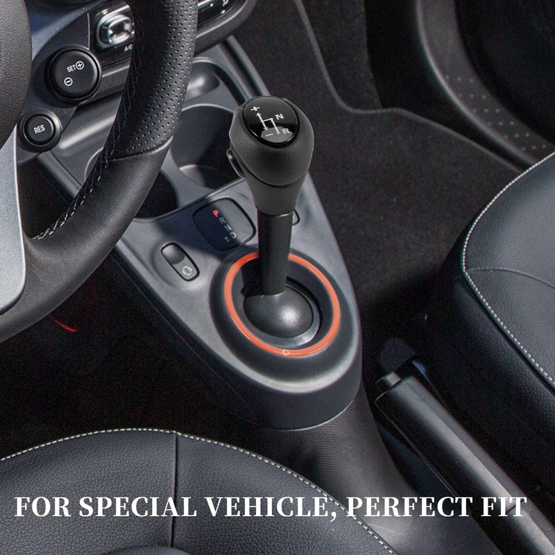 Boerunid Automatic Gear Knob Black for 450 451 1998-2014 Smart