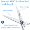 JASON Left Handed 7" Dog Grooming Scissors Set, 3 in