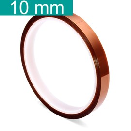 Youmile 5 Size 5mm 10mm 20mm 30mm 50mm 30m/100ft BGA High Temperature Film Heat Resistant Polyimide Kapton Tape Gold Resisting Sticky