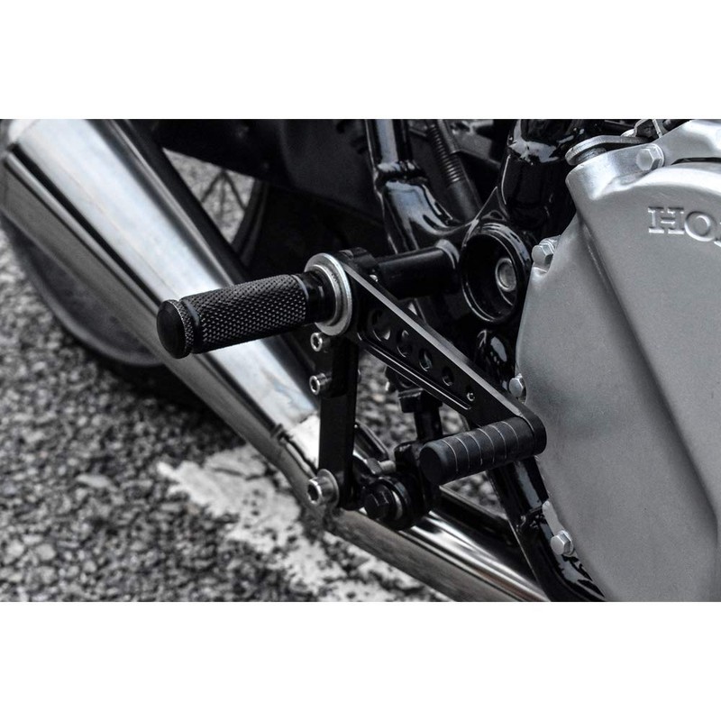 DKMOTORK 0051 Motorcycle Rearsets Forward Controls Cafe Racer CNC Aluminum
