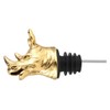 LABRIMP Rhino Head Wine Pourer and Stopper Creative Zinc Alloy
