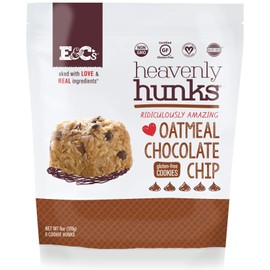 E&C's Snacks Heavenly Hunks Cookies - Oatmeal Chocolate Chip (6oz bag) - 6 Pack