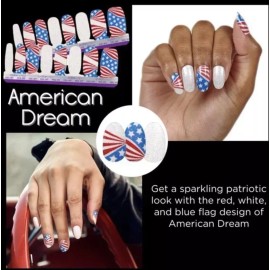 Color Street AMERICAN DREAM nail Polish strips