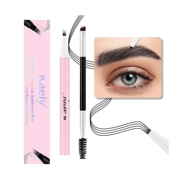 evpct 1Pcs Black Magic Microblading Eyebrow Contouring Pen Brow Pencil,