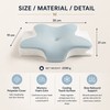 Cooling Memory Foam Pillow for Sleep – Butterfly Neck Support