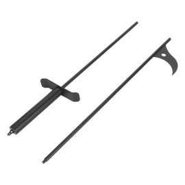 40in Fire Poker Fireplace Poker Rustproof Solid Steel Fire Pit Poker for Fireplace Camping Wood Stove Indoor Outdoor