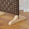 Happyyami Foldable Room Divider Stand, Pack of 3, Screen Panel
