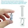 Waziaqoc 20Pcs M6 x 25 Hollow Door Anchor, Petal Expansion