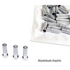 ANCLLO 50 Pack Aluminum Arrow Inserts with Archery Field Points