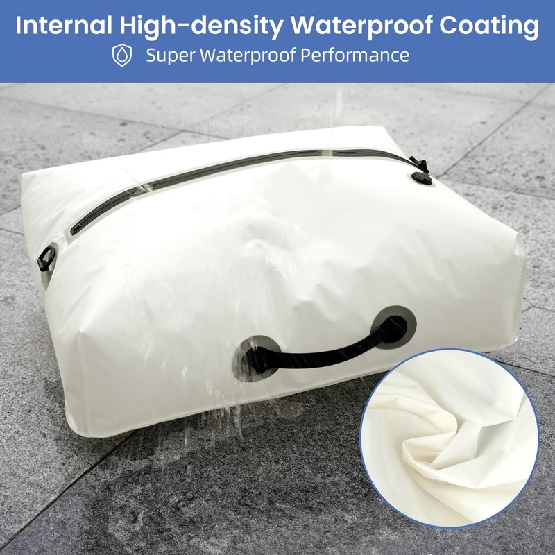 BAGAIL TPU Vacuum Bag for Travel, Reusable Compression Bag with
