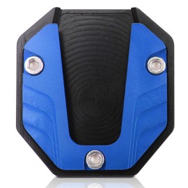 WODHMIEY Motorcycle Kickstand Extender,Motorcycle Side Stand Plate Pad,Foot Side Stand Extension Pad Support Plate,Motorcycle Extender Foot Side Stand " (Blue)