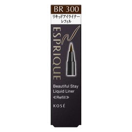 Esprique BR300 Beautiful Stay Liquid Liner Dark Brown, 0.01 fl oz (0.45 ml) (Refill)