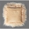 Genuine Mongolian Sheepskin Cushion Pillowcase 40x40cm (big variety of colours)