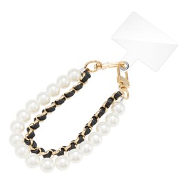ZOOEASS Phone Wristlet Strap Beaded Phone Lanyard Anti Theft with Tether Tab Women Aesthetic Phone Charms for Wallet Keychain(Style 8)