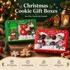 48PCS 9x6x2.5'' Christmas Elegant White Cookie Box for Gift Giving