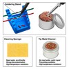 ZYRELYNX Upgraded Silicone Soldering Station with Solder Tip Cleaner, Soldering