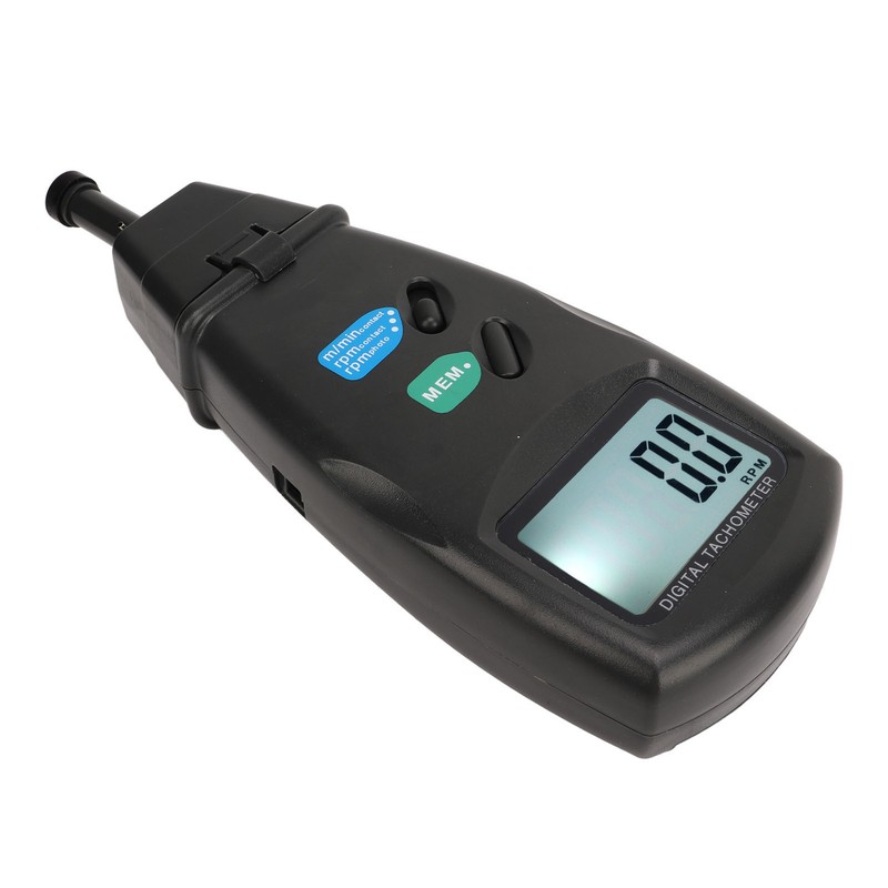 Tachometer LCD Digital Handheld Contact Non Contact 4 Test Mode