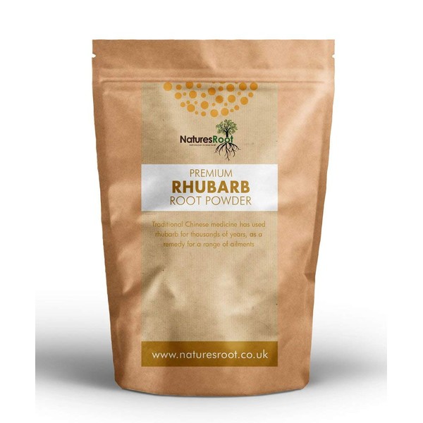 Nature’s Root Rhubarb Root Powder 125g - Rheum Palmatum |