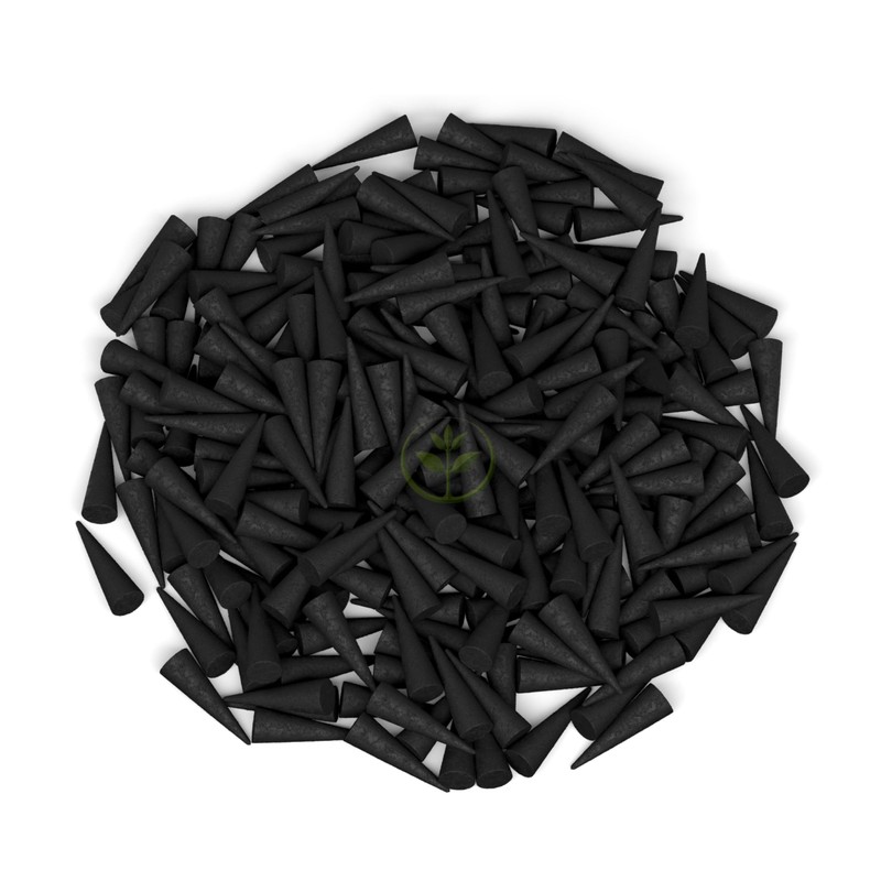 Sandalwood Charcoal Incense Cones 2" TOPLOW - 60 Pack Bulk