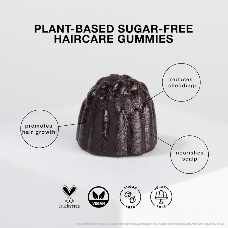 Imarais Grow Haircare Gummies, Vegan, 60 Gummies (Pack of 1)