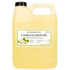 Dr Adorable - 946 Ml - Aceite De Semilla De Camelia - 100% Puro, Natural Y Orgánico, Prensado En Frío