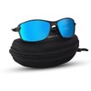 DSC Pro Polarized Unisex-Adult Cricket Sunglasses (Ice Blue)