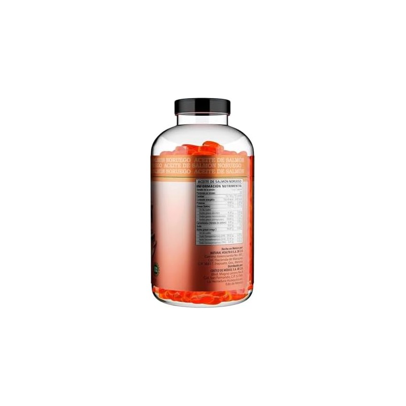 Aceite De Salmon Noruego Omega 3 All Nature 320 Cápsulas