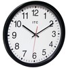 Infinity Instruments 14 inch Shatter Resistant Round Non-Ticking Silent Battery