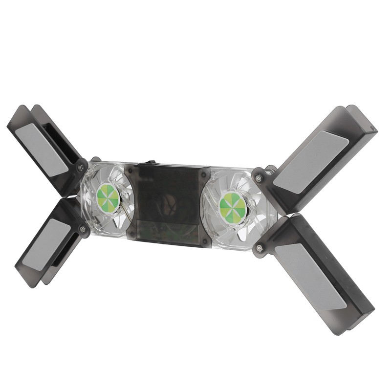 Laptop Cooler Pad Dual Fan Light Emitting Notebook Speaker Foldable