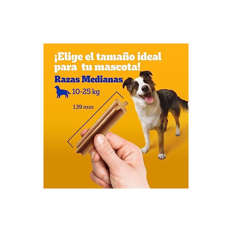Pedigree - DENTASTIX, Snack para Perros Adultos, 7 Piezas, Cuidado
