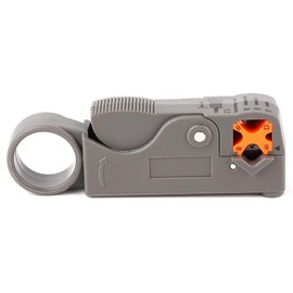 Heayzoki Cable Stripper Coaxial Wire Coax Stripping Tool,Mini Wire Stripper Cutter for RG6, RG59/62 and RG58