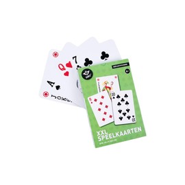 Engelhart – 390115 – XXL Playing Cards – Size of One Card: 12.1 cm x 18.5 cm, 54 Giant Cards