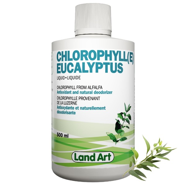 Land Art Liquid Chlorophyll Eucalyptus 500ml – Cold Extracted from