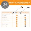 EZPIK Pro 34" Foldable Grabber Reacher Tool for Seniors -