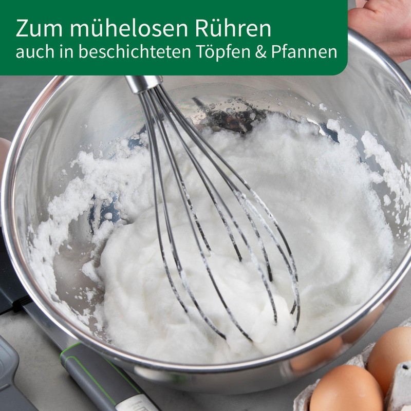 Chefkoch trifft Fackelmann - Premium Stainless Steel Whisk, Heat Resistant