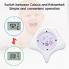 Baby Bath and Room Thermometer - Floating, Auto Sleep Mode,