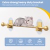 TKZTKZ No Drilling Curtain Rod Brackets:Self Adhesive Curtain Rod Holders