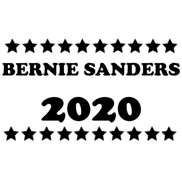 Bernie Sanders 2020 500 Pcs Stickers Pack 2.25 x 1.25