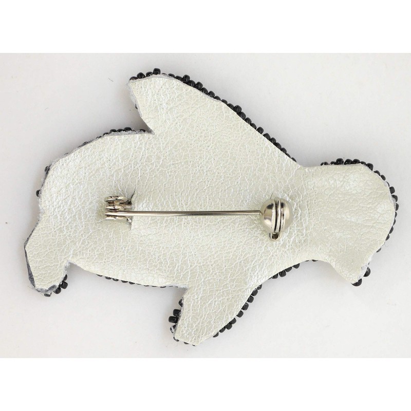 MIYUKI BFK-586 Beads Kit, Embroidery Beads, Brooch Kit, Skipping Penguin