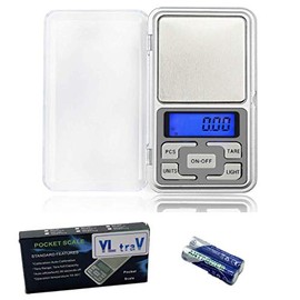 YL TRD Báscula de precisión para cocina Bascula Digital Balanza de bolsillo portátil MH-500 0.1gr X 500gr
