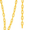 MANCHAP 164 Ft Yellow Plastic Chain Links, Plastic Crowd Control