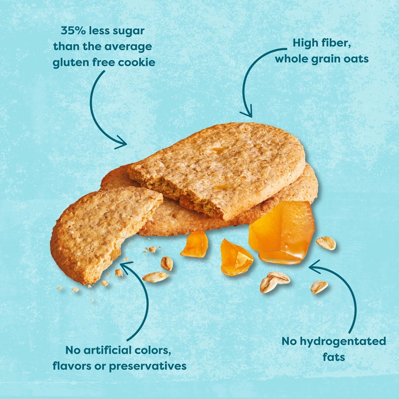 Nairn's Gluten-Free Stem Ginger Oat Grahams - Healthy, Tasty and