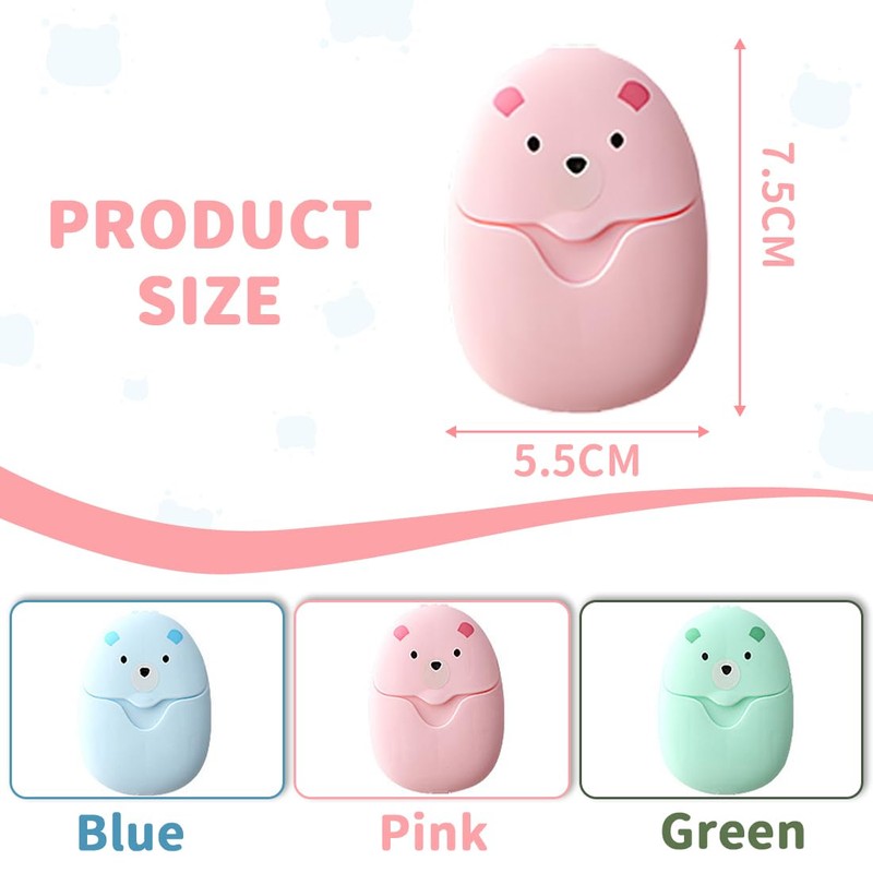 EIYVPRA 6 Boxes Paper Soap, Mini Soap Flakes, Soap Paper,