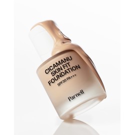 Parnell Cicamanu Skin Fit Foundation 30ml SPF30, PA+++ / 파넬 시카마누 스킨 핏 파운데이션 30ml SPF30, PA+++
