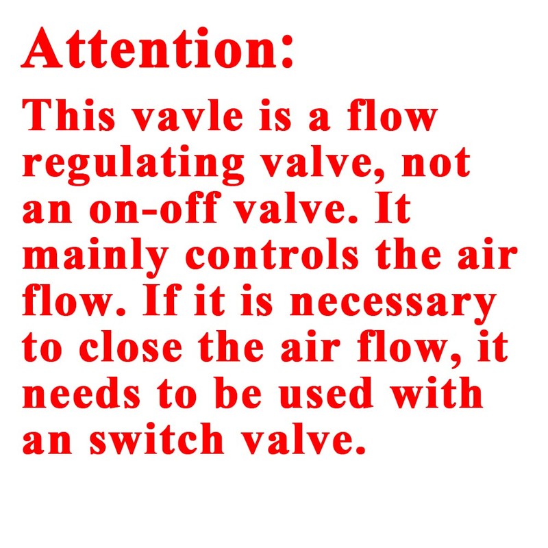 Beduan Pneumatic Push to Connect Air Flow Control Valve, 8mm
